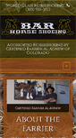 Mobile Screenshot of abarahorseshoeing.com